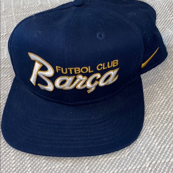 New sample Barcelona FC soccer Nike rare hat